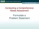 Formulate a Problem Statement - slide 1
