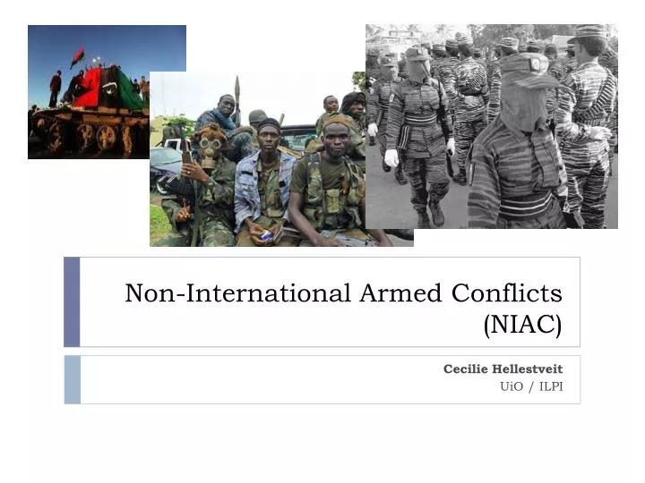 non international armed conflicts niac