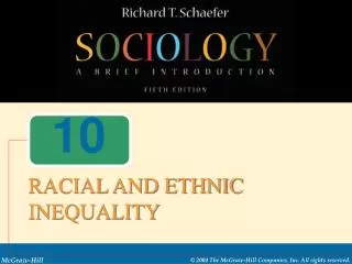 RACIAL AND ETHNIC INEQUALITY