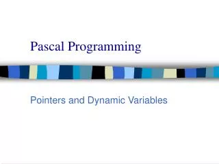 Pascal Programming