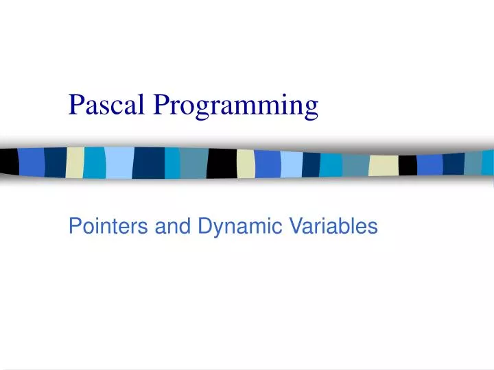 pascal programming