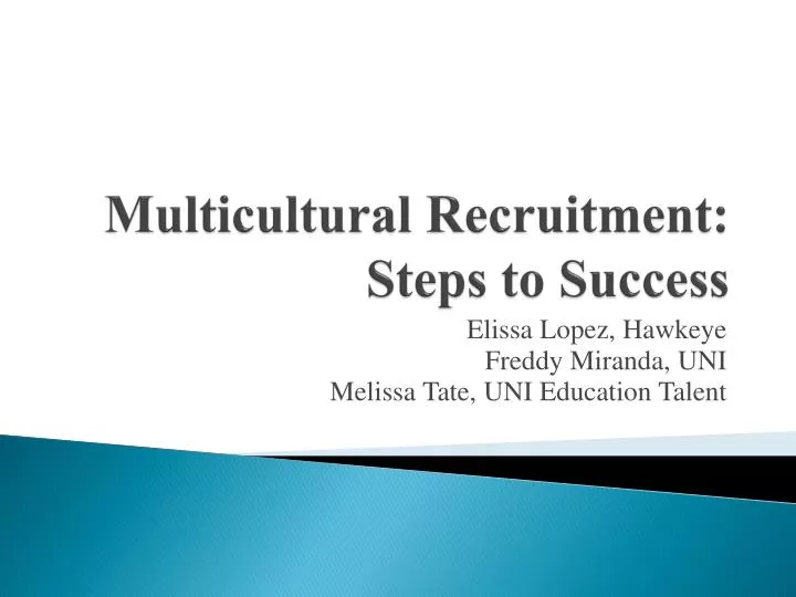 multicultural recruitment steps to success