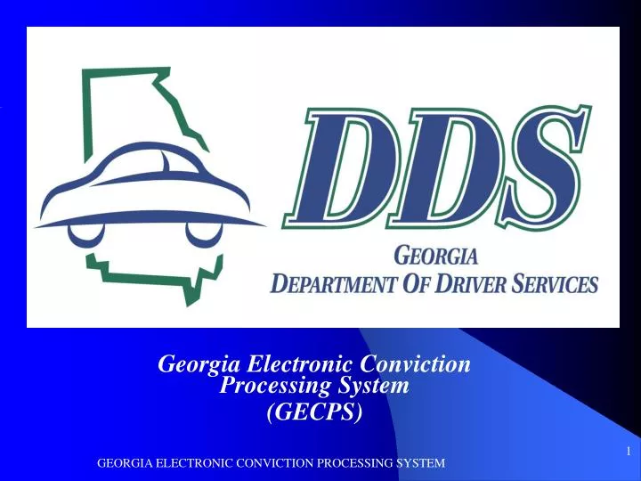 georgia electronic conviction processing system gecps