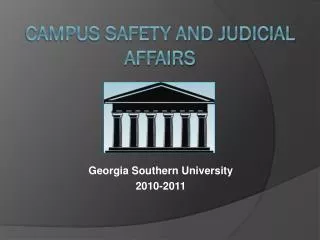 Campus Safety and Judicial Affairs