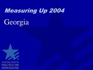Measuring Up 2004