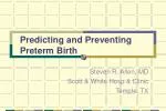 Predicting and Preventing Preterm Birth - slide 1