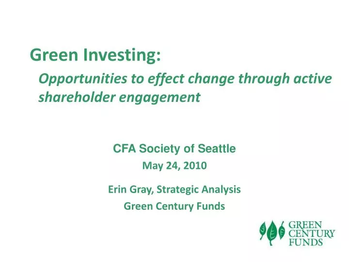 green investing