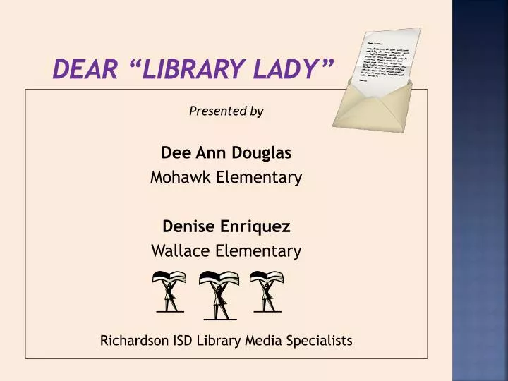 dear library lady