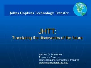 JHTT: Translating the discoveries of the future