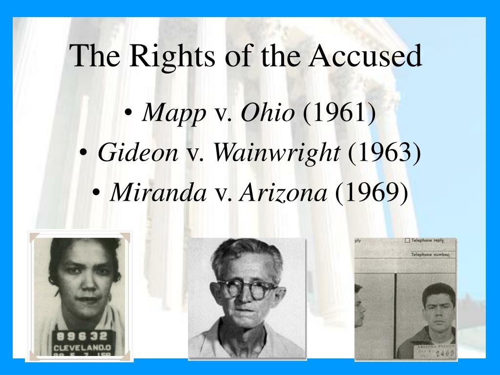 PPT - The Rights of the Accused PowerPoint Presentation, free download ...