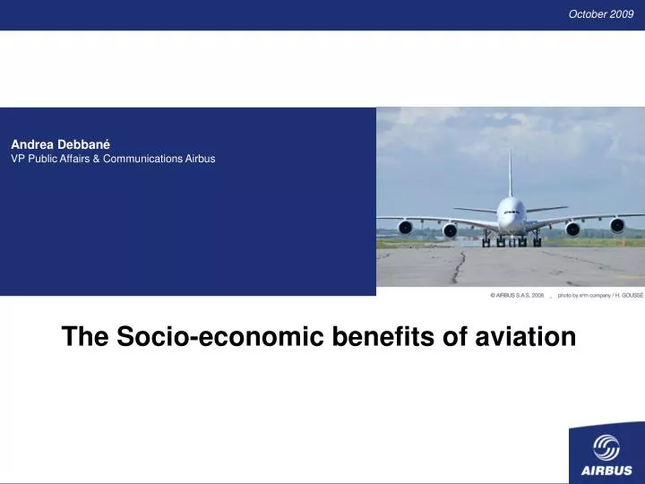 the socio economic benefits of aviation