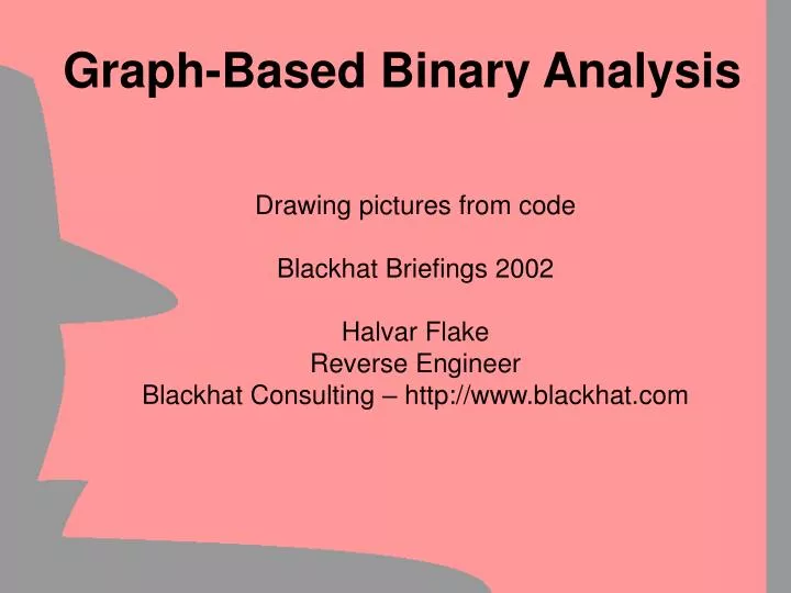 graph based binary analysis