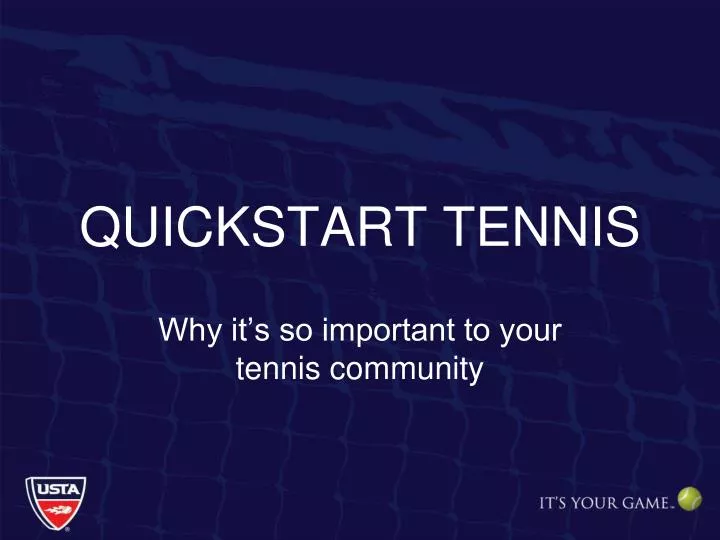 quickstart tennis