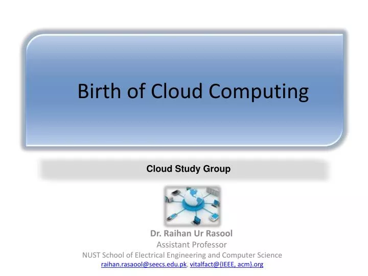 birth of cloud computing