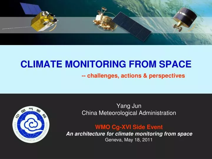 climate monitoring from space challenges actions perspectives