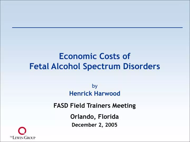 economic costs of fetal alcohol spectrum disorders