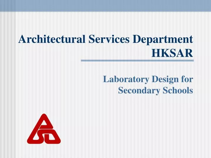 architectural services department hksar