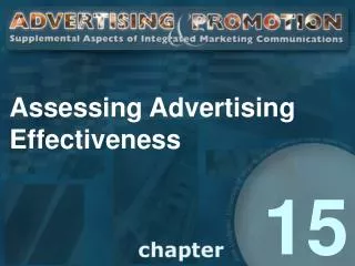 Assessing Advertising Effectiveness