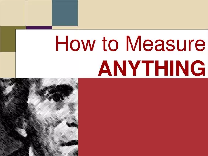 how to measure anything