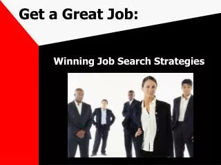 Get a Great Job: