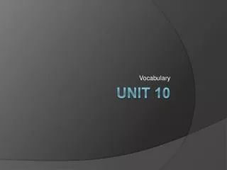 vocabulary
