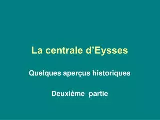 la centrale d eysses