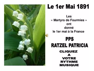 Les « Martyrs de Fourmies » ont donné le 1er mai à la France 