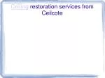 ceiling - slide 1