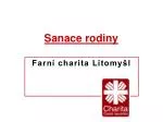 Sanace rodiny - slide 1