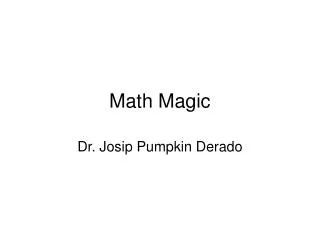 Math Magic