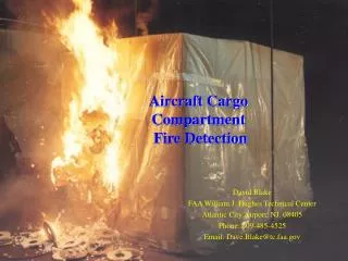 Aircraft Cargo Compartment Fire Detection