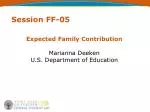 Expected Family Contribution in Financial Aid - slide 1