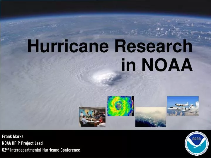 hurricane research in noaa