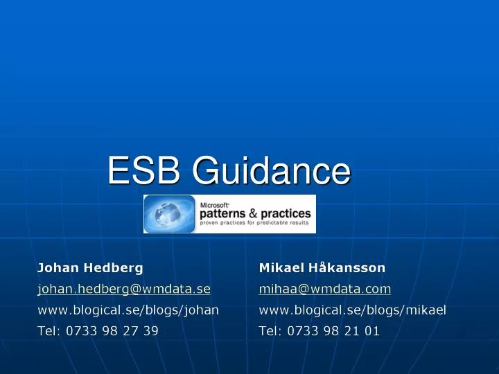 esb guidance
