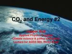 CO 2 and Energy #2 - slide 1