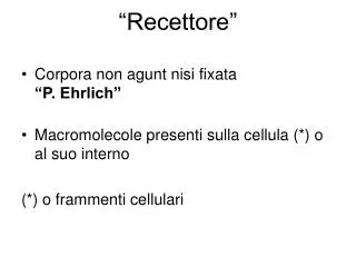 recettore