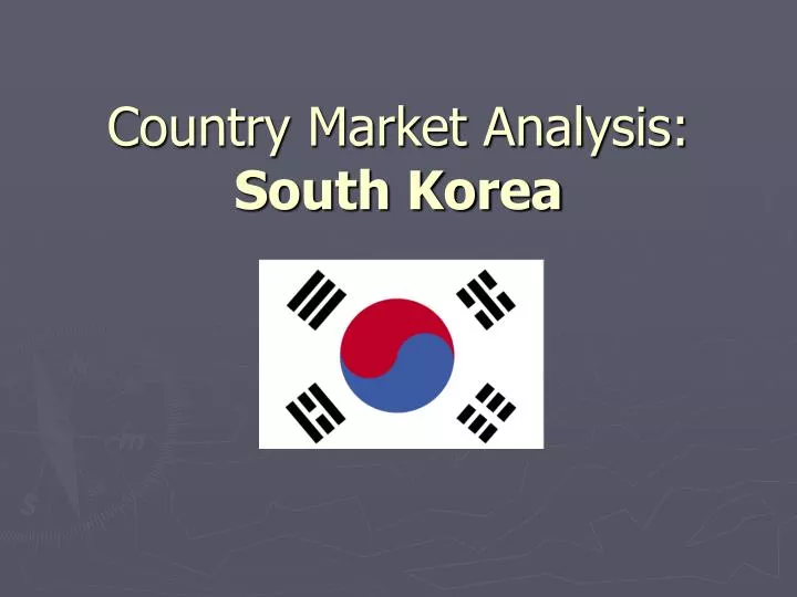 country market analysis south korea