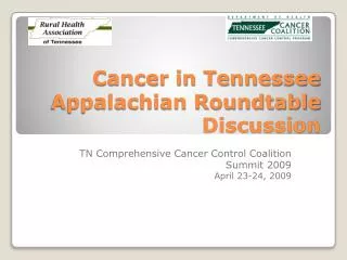 Cancer in Tennessee Appalachian Roundtable Discussion