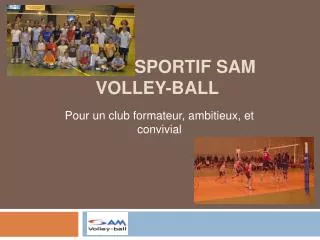 projet sportif sam volley ball
