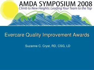 Evercare Quality Improvement Awards