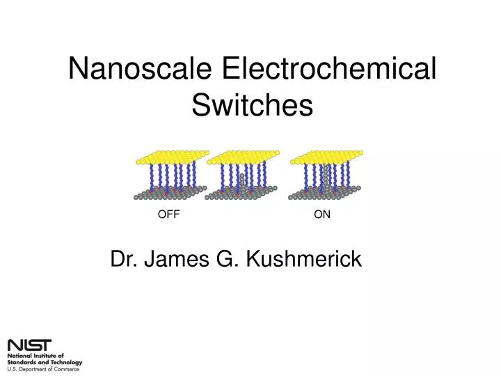 nanoscale electrochemical switches