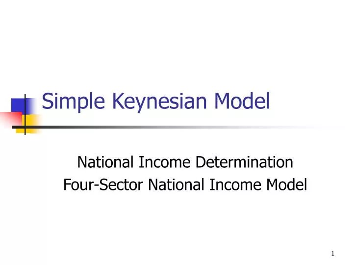 simple keynesian model