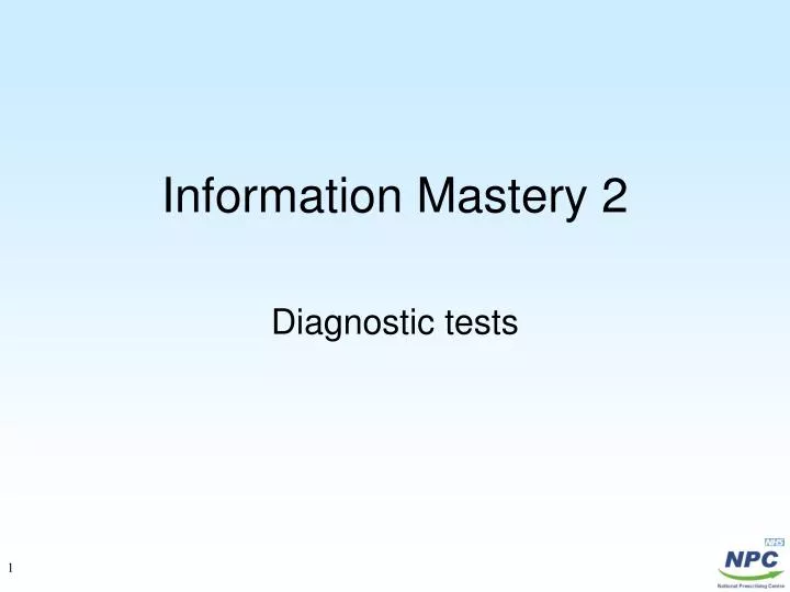 information mastery 2