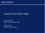 Lessons From Silicon Valley - slide 1