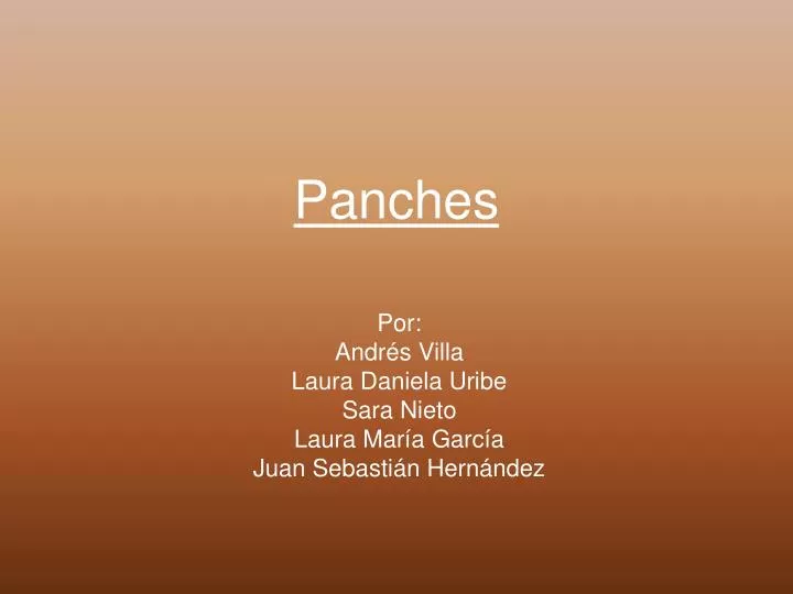 panches
