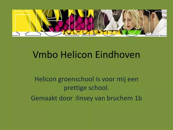 vmbo helicon eindhoven