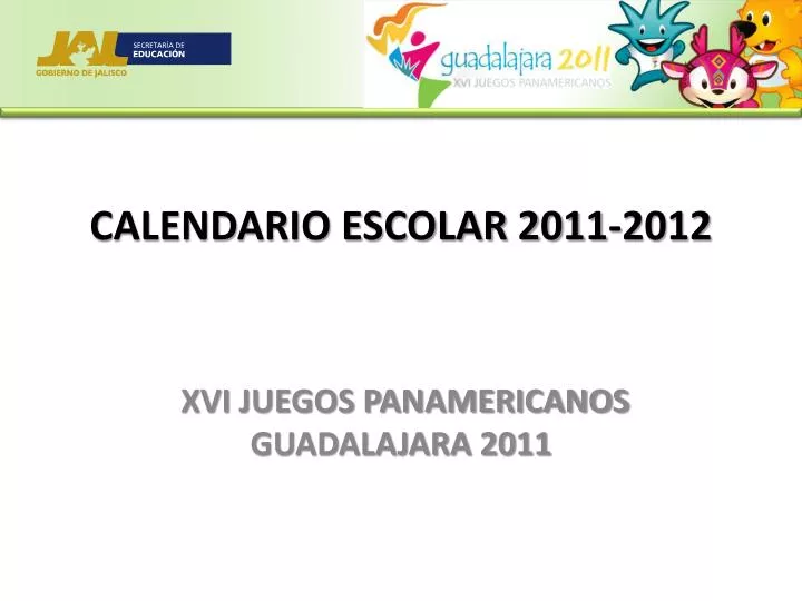 calendario escolar 2011 2012