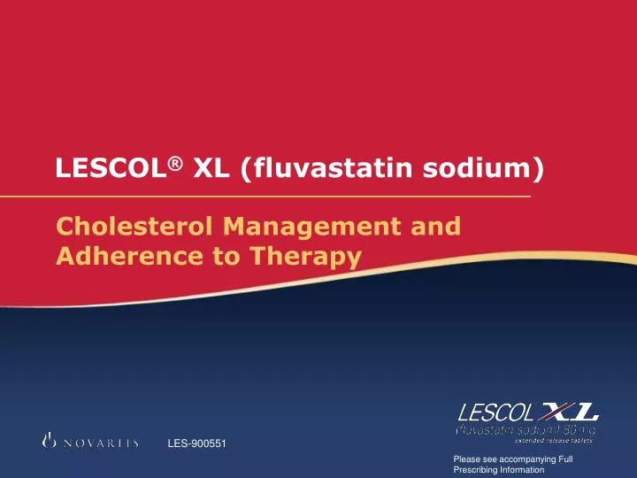 lescol xl fluvastatin sodium