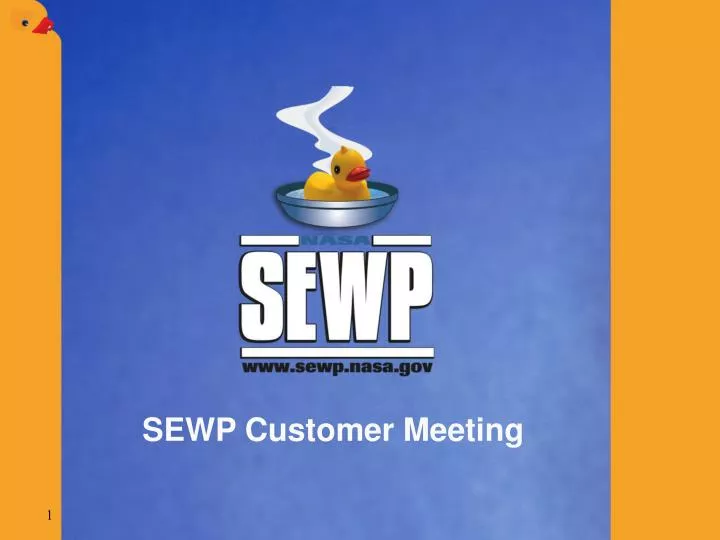 sewp customer meeting