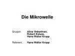 Die Mikrowelle - slide 1